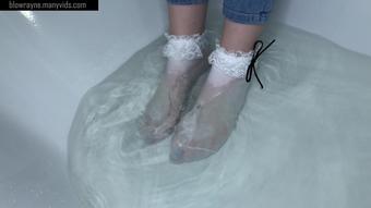 Wet White Socks (BlowRayne)