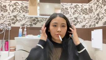 Having a smoke - June 18, 2021 (Lola_Lolicon)