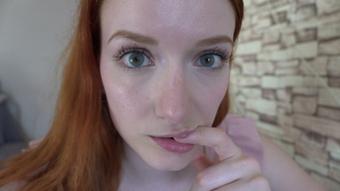 Finger brushing my teeth (Evelyn Jade)