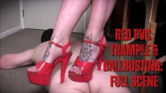 Ballbusting, Trampling, Milking in Red - November 18, 2022 (Claudia Kink)