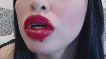Dripping Red Lips (PrincessDi)
