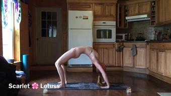 Sensual Nude Yoga Squirting And Spanks (AdoraLotus)