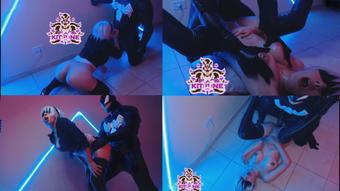 Venom vs 2B :Blowjob and Hard Fuck (Black Kitsune)