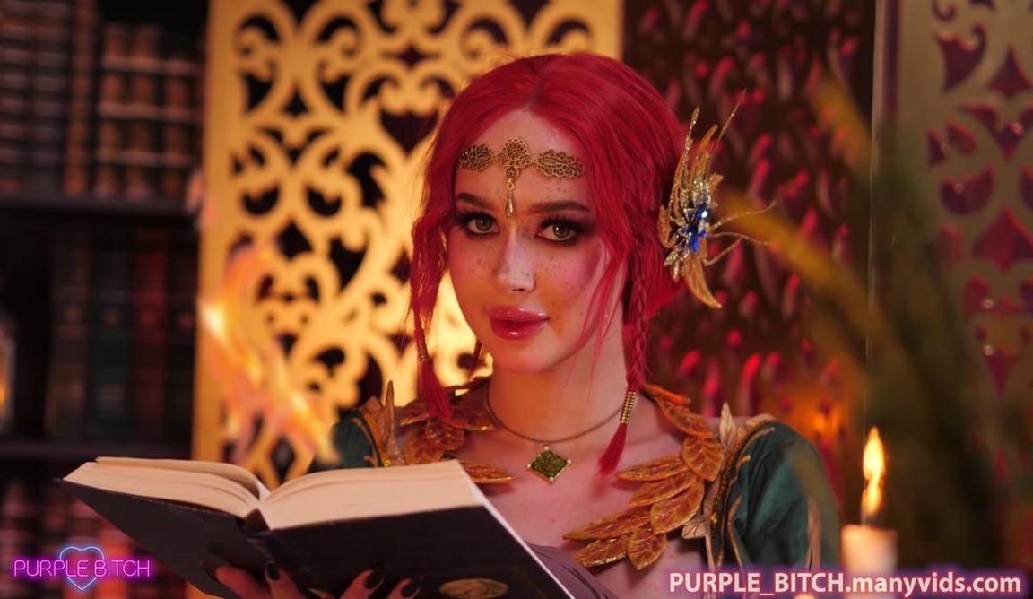 Purple Bitch Triss Merigold Is Ready For Sex