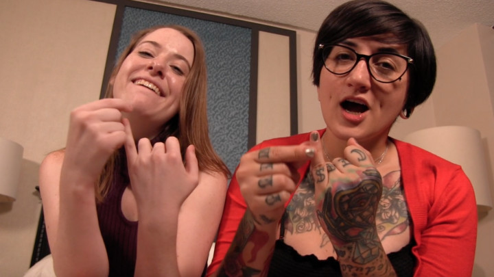 Alice & Blair Mock Your Tiny Cock