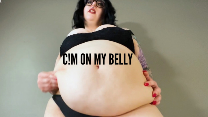 C!m On My Belly - BBW GFE JOI