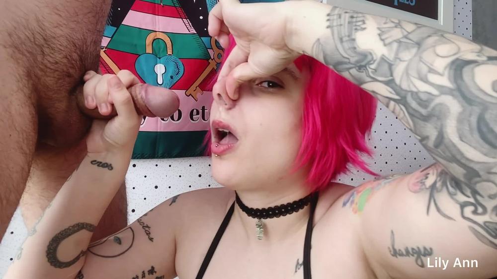 Eating My Own Snot And Cum On My Nose