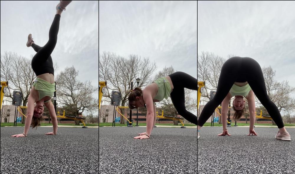 freckledspirit 01 04 2020 201186389 Me messing around. Used to be a yogi. Donât do it much anymore.