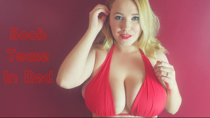 Boob Tease In Red - Apr 13, 2018