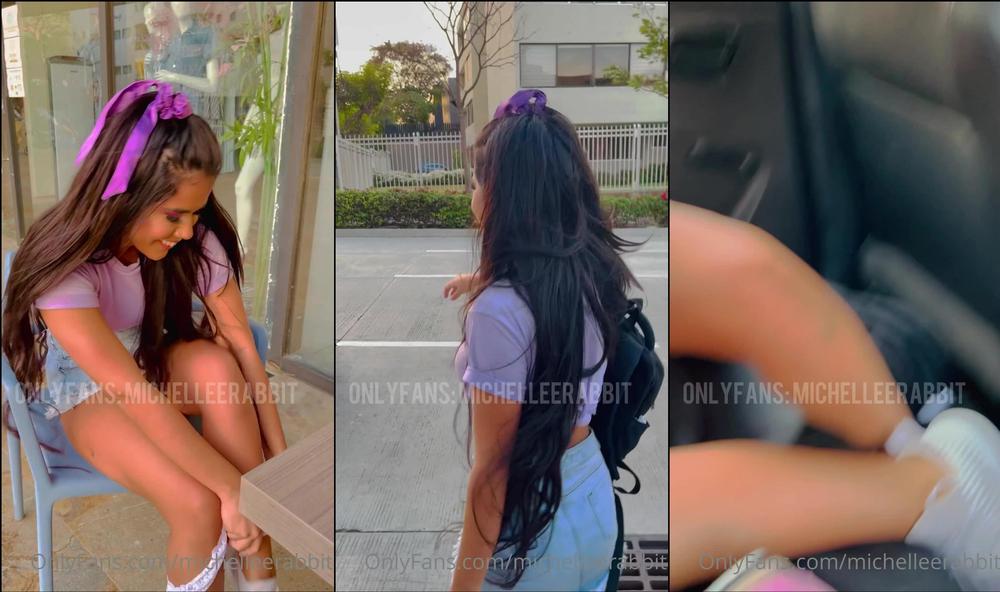 michelleerabbit 01 04 2021 2071029933 Me quito las PANTYS en PÃBLICO  â¤ï¸