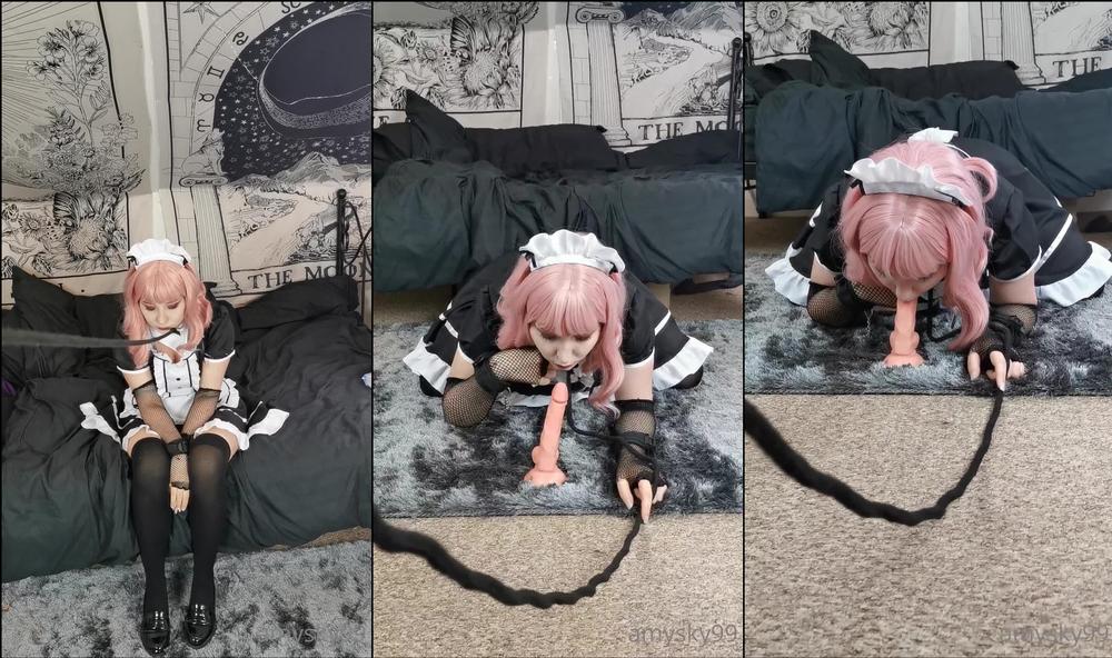 amysky99 06 06 2020 400416166 i'll be your good little maid.  i filmed a few more clips today, check your dms