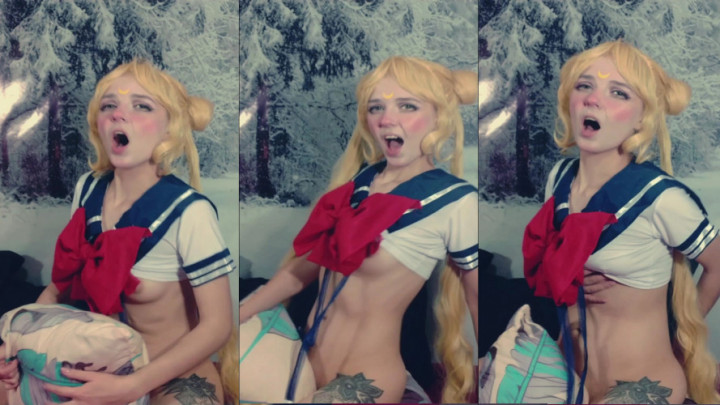 Sailor Moon cosplay - Sex with pillow - Jun 6, 2020