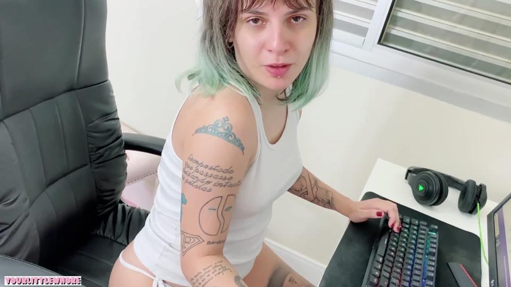 I Tied My Tiny Fart Slave To My Panty