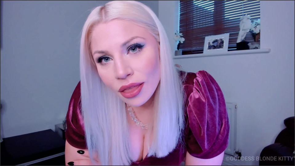 Goddess Blonde Kitty - Porn Addicted Virgin