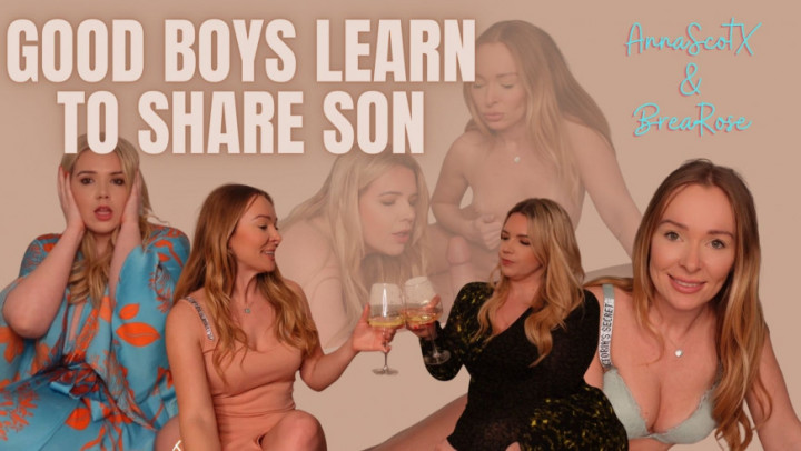 Good boys learn to share son