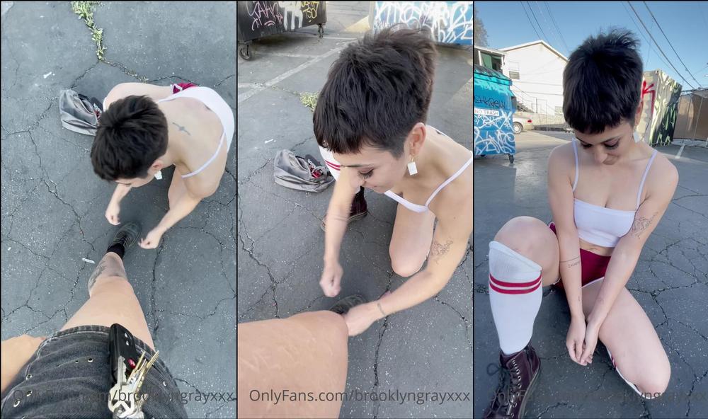 brooklyngrayxxx 139376654 2021 04 26 @stellasmut is the best Dommy and I'm the goodest little sub dumpster slut. I love it when she makes