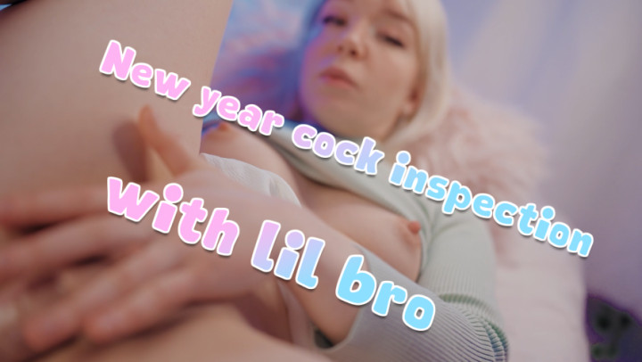 Little brother's cock inspection