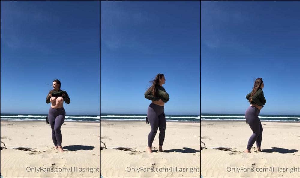lilliasright 30 08 2020 108490657 titty drop at the beach