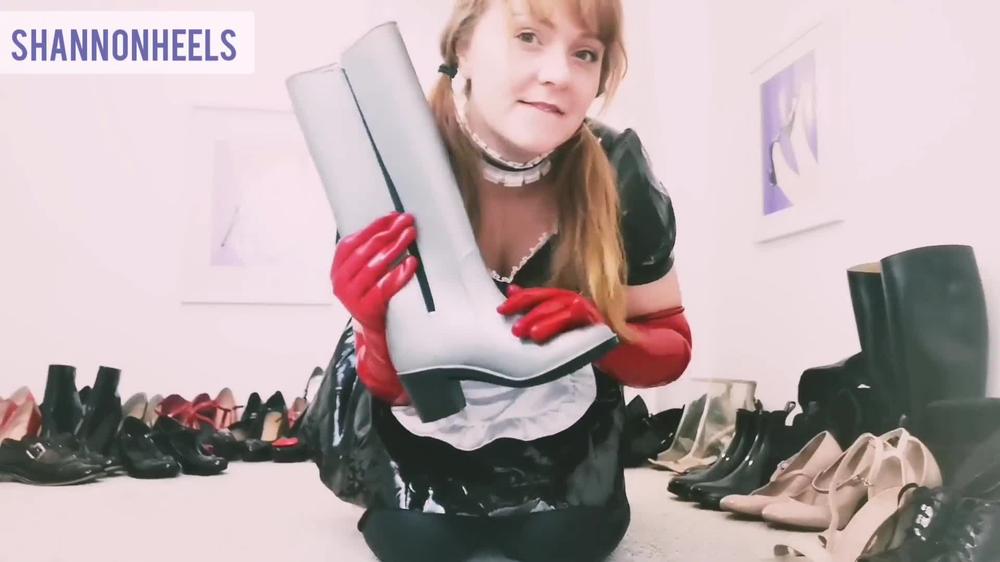 Latex Glove Maid Tease