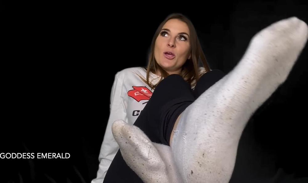 Goddess Emerald - You're a Slut for Stinky Socks