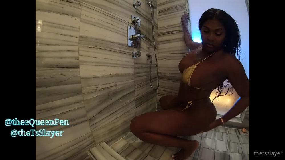 thetsslayer 02 06 2021 2125187970 Spent Memorial Day weekend with this sexy ebony TS @theequeenpen. Started off swimming aro