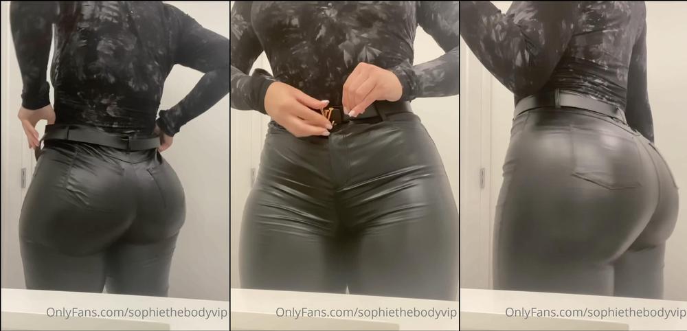 sophiethebodyvip 07 12 2020 1402183179 Ever wondered how I got these faux leather pants on