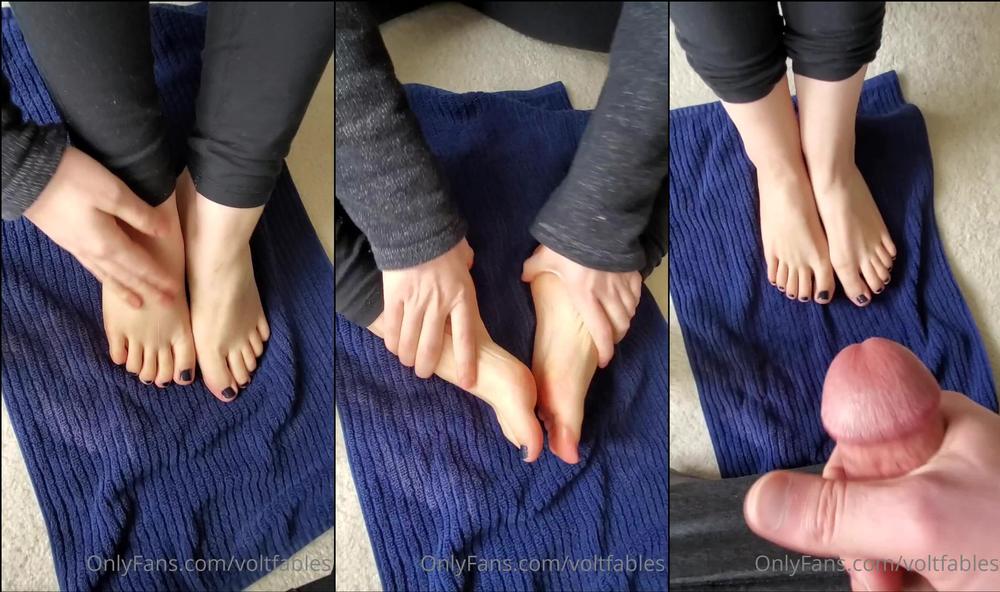 voltfables 02 03 2021 2045023047 I like to keep my feet nice and soft for a lot of reasons, especially footjobs. So I spend