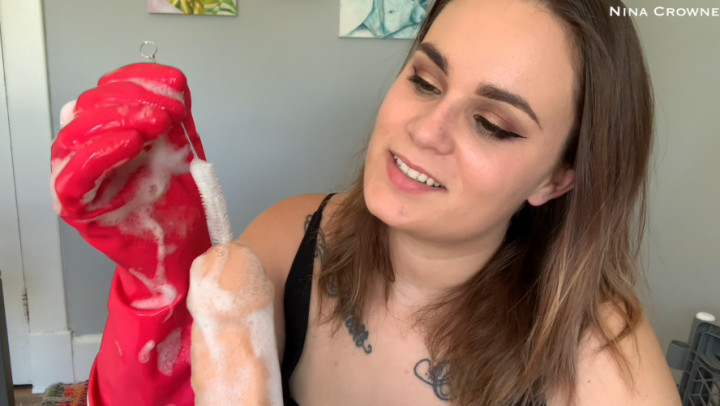 Soapy Gloved Handjob & Sounding