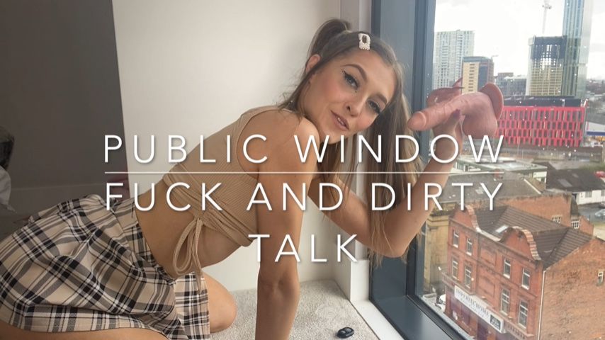 Window Public Whore & Double Orgasm