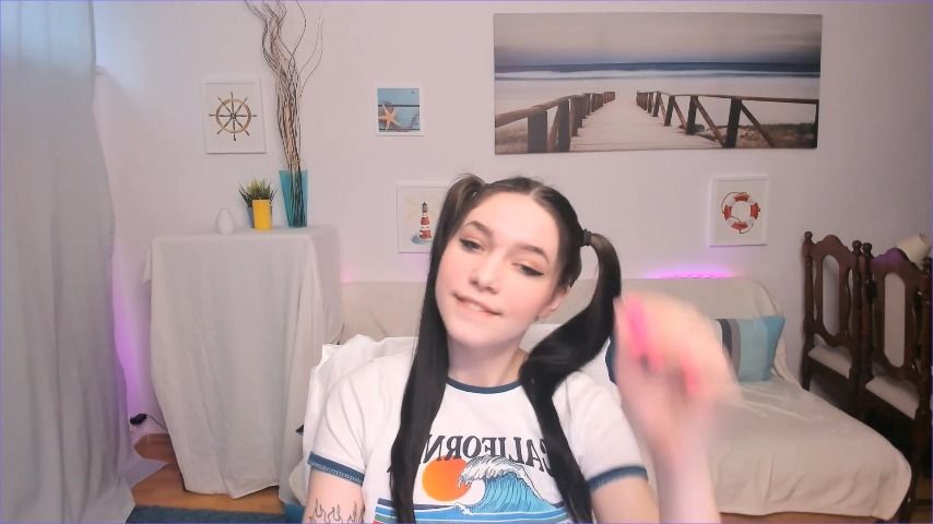 making my pigtails for you