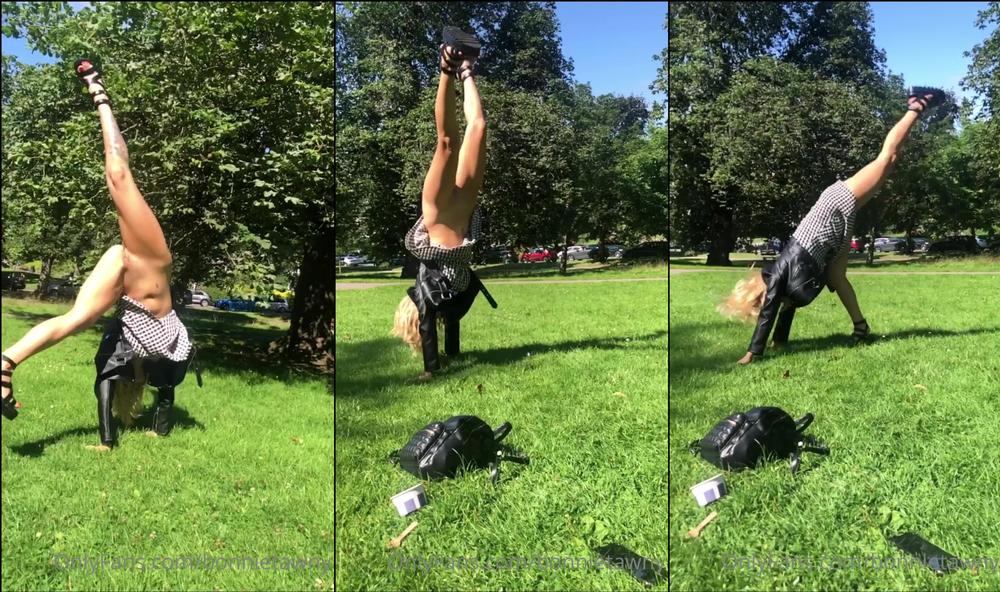 bonnietawny 02 09 2021 2210199565 doing some cartwheels in the park that day i