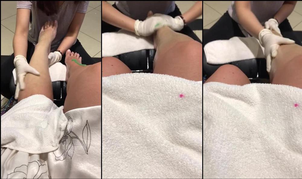 goddessmacha 06 08 2017 2844021 Foot scrub   massage video from My pedicure yesterday