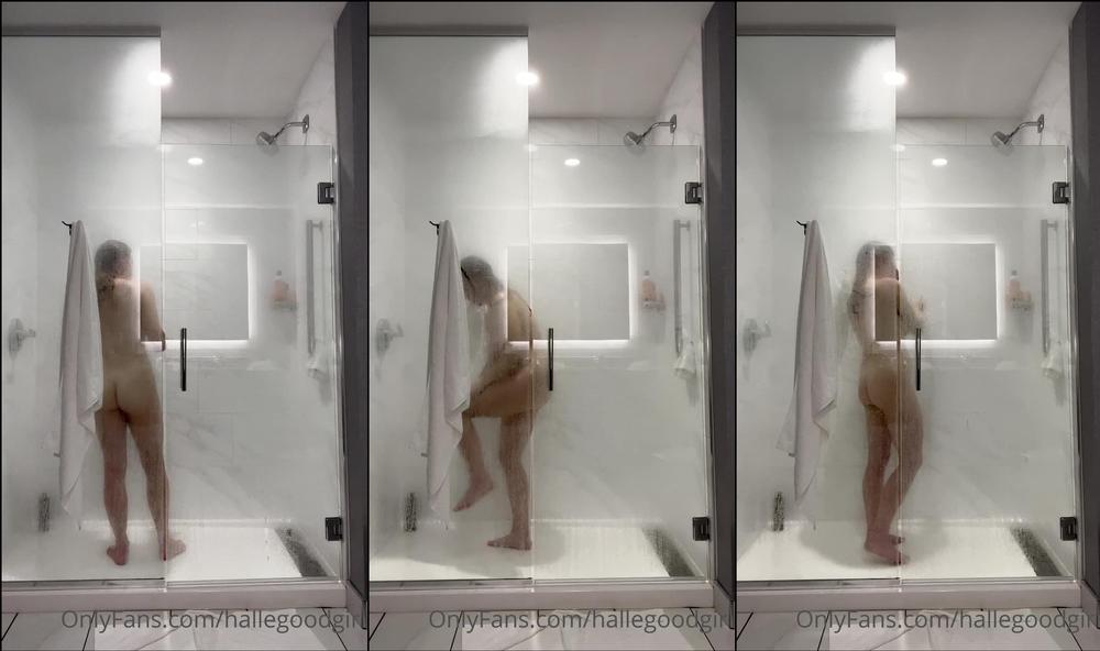 hallegoodgirl 02 07 2023 2924429142 just taking a shower and pressing my ass and