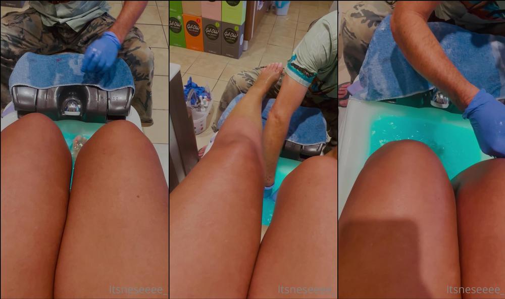 itsnese 05 09 2022 2588719823 short video of my pedi a little over 4 mins it s the rubbing massaging and the tickli