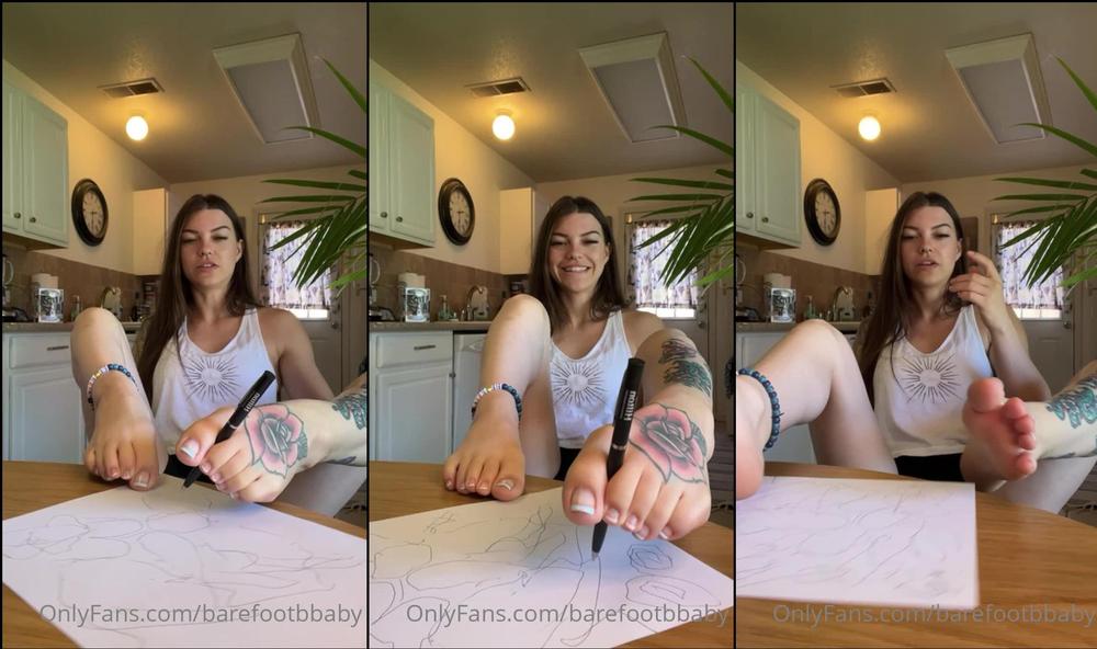 barefootbbaby 27 06 2022 2502775728 drawing with my feet