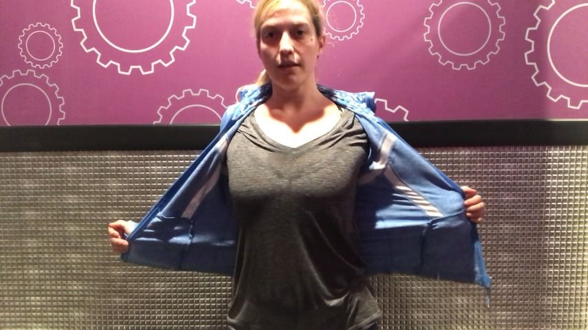 post workout Oiled Tit Fuck JOI