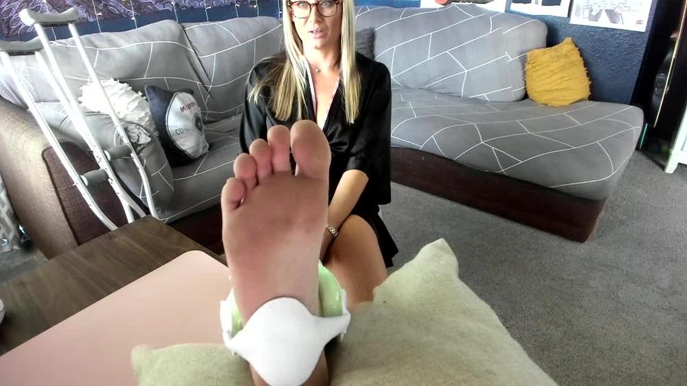 Injured Ankle Foot Fetish Joi