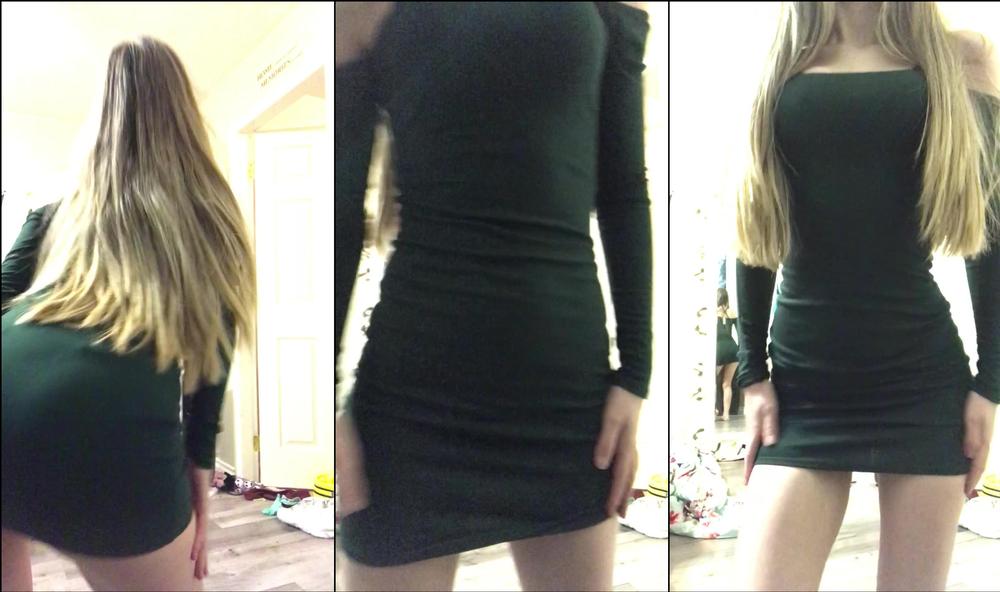x_snowie_x 13 11 2018 16090633 Trying on my new dress.. I think itâs a keeper