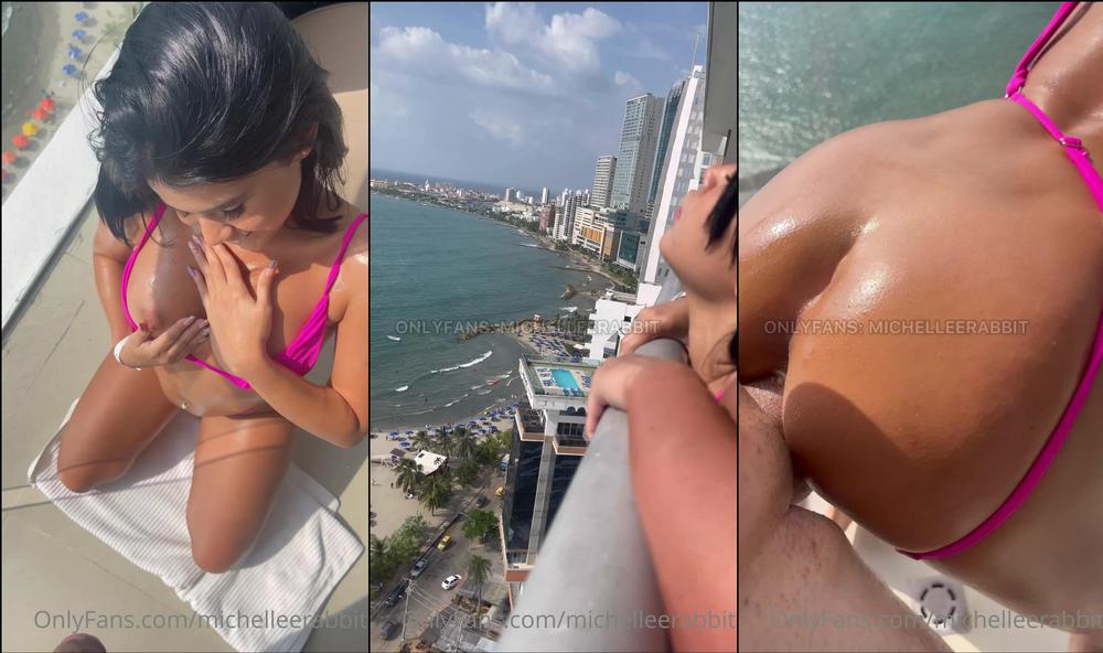 michelleerabbit 03 09 2021 2210578537 MICHELLE RABBIT TIENE SEXO ACEITOSO EN LA PLAYA