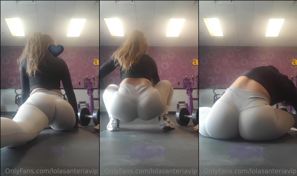 lolasanteriavip 543591644 2023 03 17 here s a peek of me stretchingwarming up before my lower body sesh doesn t my ass look juicy 1