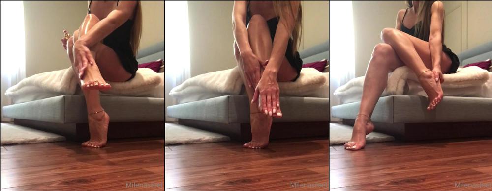 simplymilena 10 03 2021 2049074668 So hereâs the oil video I told you about... watch how shiny my legs get â¨â¨