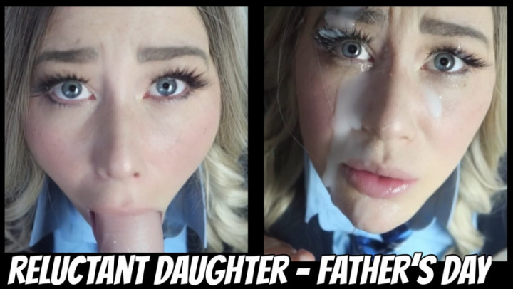 Reluctant daughter face fucked before school by pervert Dad - June 17, 2023