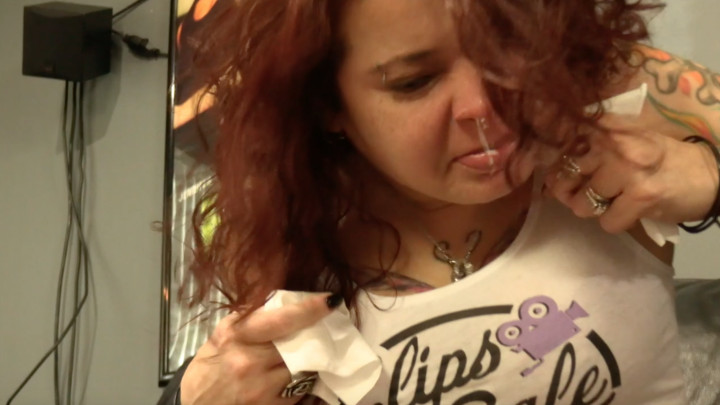 Ginary - Sexy Snotty Sneezing Session