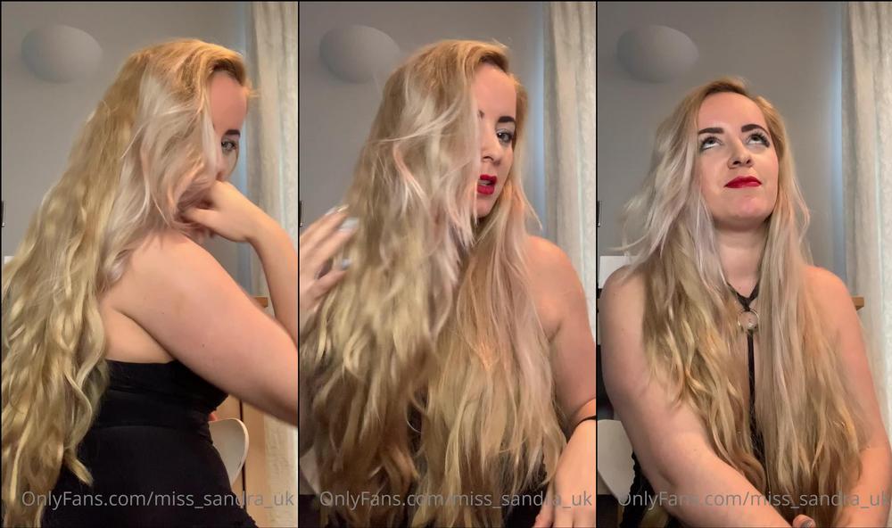mistress_sandra 22914476 2020 05 10 Showing off my luscious blonde hair!