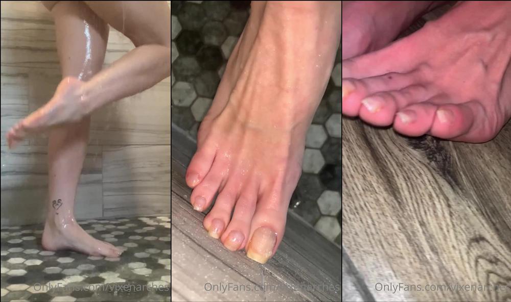 vixenarches 03 04 2022 2412890660 Found this brief bare toenails video I took in the shower that I never posted. What kind o