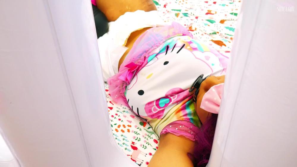 Subbiecupcake Bound Cummies In My Blow Up Crib
