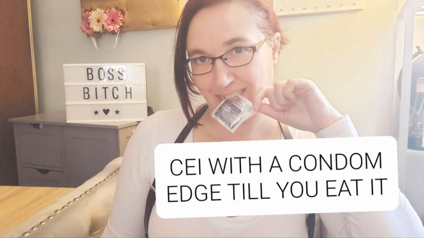 Eat your Cum from a Condom - Edging CEI - April 20, 2022