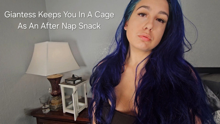 Giantess Keeps You In A Cage As An After Nap Snack - August 09, 2024