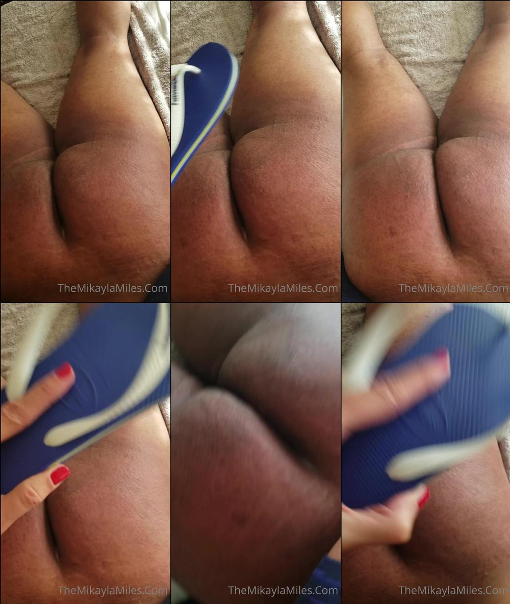 themikaylamiles 02 05 2020 277505308 Spanking that booty  mikaylamiles bighands bigbooty naughtyslaveboy badboy flipflopspank