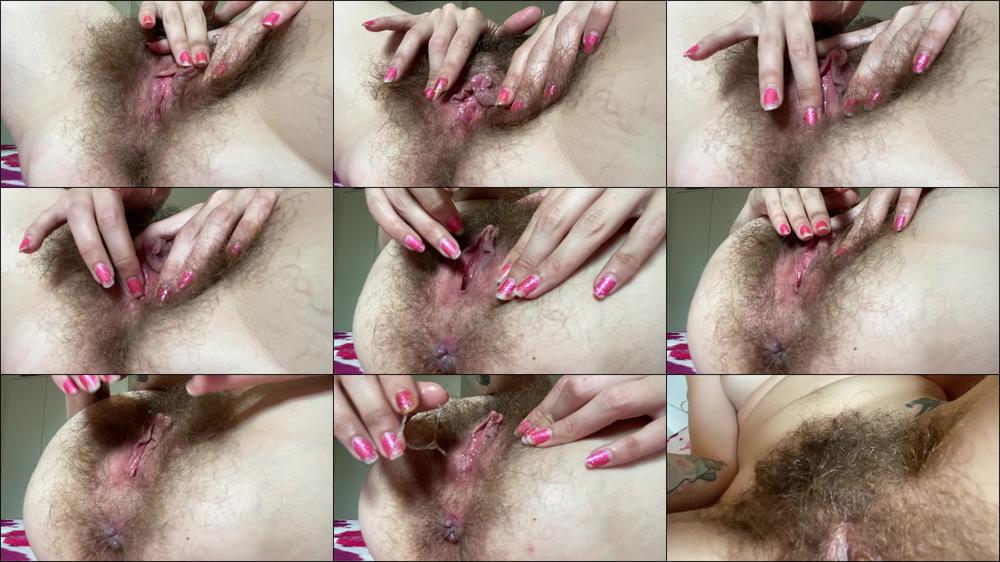 Cuteblonde666 Double Orgasm Hairy Pussy Big Clit
